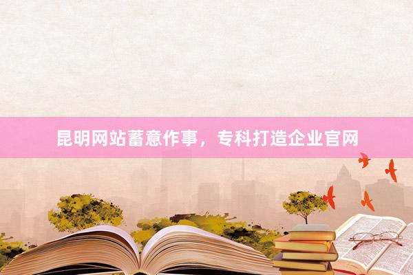 昆明网站蓄意作事，专科打造企业官网
